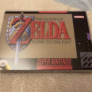 スーパーファミコン SNES ゲームカード + ゼルダの伝説 - 神々のトライフォース - USA NTSC ボックス