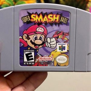 大乱闘スマッシュブラザーズ ニンテンドー64 N64 ゲームカートリッジ – クラシックレトロゲーム – テスト済み＆動作確認済み