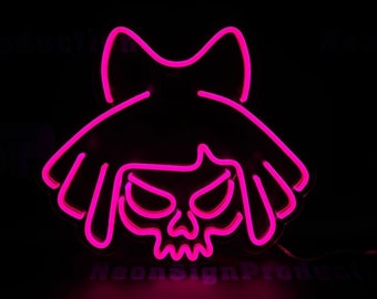 Mox Lizzie&#39;s LED Neon Sign,neon sign, custom led for gamer room, science fiction gift, Mox Lizzie&#39;s,Lizzie&#39;s bar,Lizzie’s Bar Cyberpunk 2077