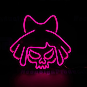 Mox Lizzie&#39;s LED Neon Sign,neon sign, custom led for gamer room, science fiction gift, Mox Lizzie&#39;s,Lizzie&#39;s bar,Lizzie’s Bar Cyberpunk 2077