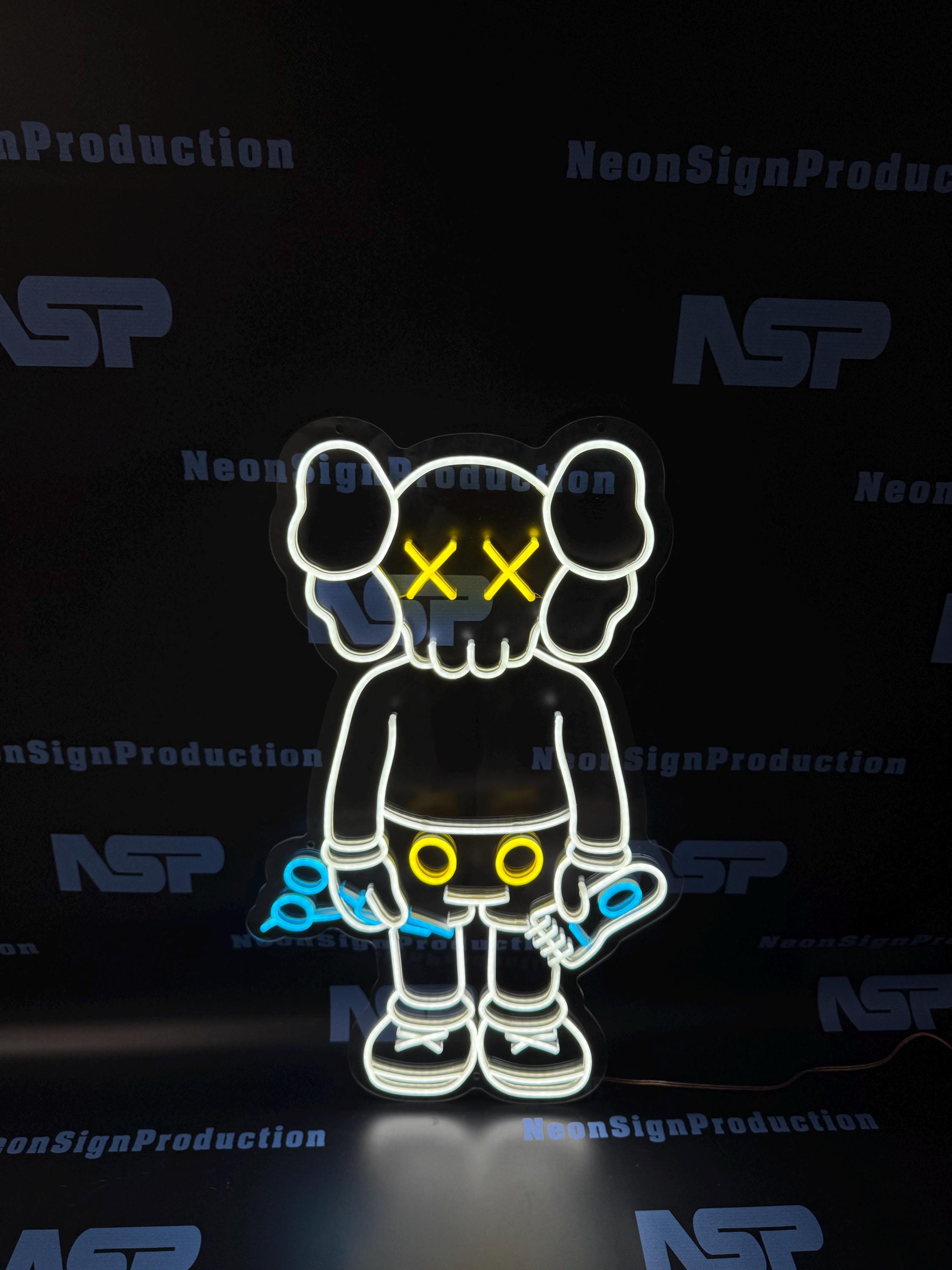 Kaws led neon sign - Etsy 日本