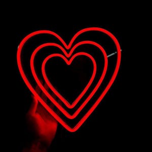 Heart Neon Sign, Love Neon Sign,Wedding Initials Neon Sign, Custom Wedding Neon Sign, Wedding Neon Sign, Heart Neon Sign