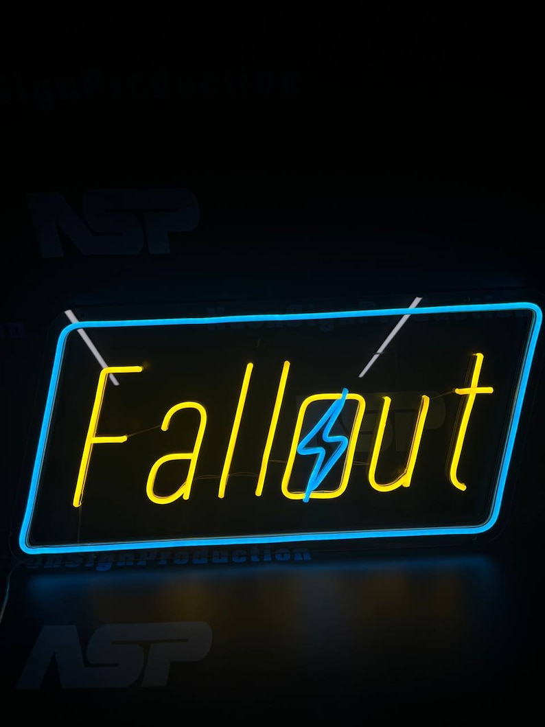Fallout Lettering Fallout LED Neon Sign - Etsy