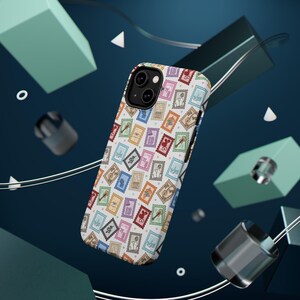 Eras Stamp Phone Case Music Era Collage iPhone-hoesje MagSafe-compatibele beschermende telefoonhoes cadeau voor Swift-fan Stempel collage telefoonhoesje afbeelding 6
