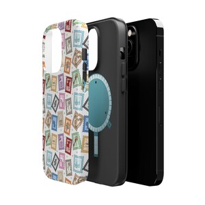 Eras Stamp Phone Case Music Era Collage iPhone-hoesje MagSafe-compatibele beschermende telefoonhoes cadeau voor Swift-fan Stempel collage telefoonhoesje afbeelding 9