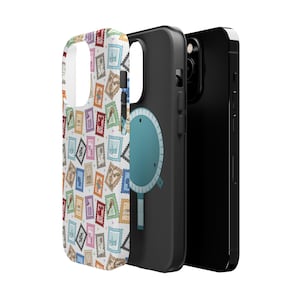 Eras Stamp Phone Case Music Era Collage iPhone-hoesje MagSafe-compatibele beschermende telefoonhoes cadeau voor Swift-fan Stempel collage telefoonhoesje afbeelding 12