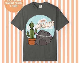 The Sky Is Opalite shirt cactus rock grafisch T-shirt retro pop esthetiek comfort kleuren T-shirt muziekvideo shirt cadeau voor Swift-fan