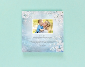 Personalised Mother and son framed print - Mothers day gift, Gifts for mum, gifts for her, Mum birthday gift, mum photo frame, gift Nan