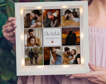 Personalised Photo collage Print, Personalised gift for girlfriend, valentines Day Gift, Gift for Her, Gift for Him, Anniversary Couple Gift