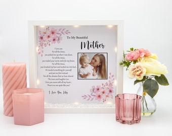 Personalised photo frame gift for mum - Mothers day gift, Mum birthday gift, Gifts for mum, gifts for her, mum photo frame, gift for Nanny