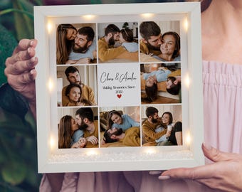 Personalised Photo collage Print, Personalised gift for girlfriend, valentines Day Gift, Gift for Her, Gift for Him, Anniversary Couple Gift