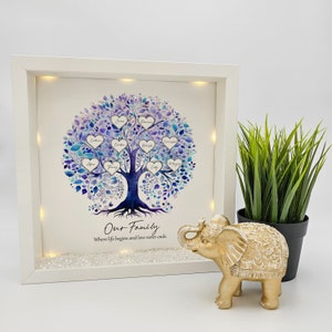 Personalised Family tree frame - Mothers day, Family tree print, Gift for mum, gift for her, grandparents gift, Tree of life, New home