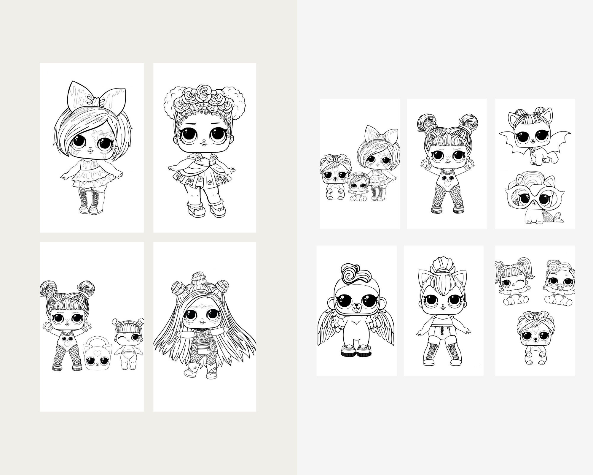 Doll Coloring Page Doll Coloring Book Printable Doll