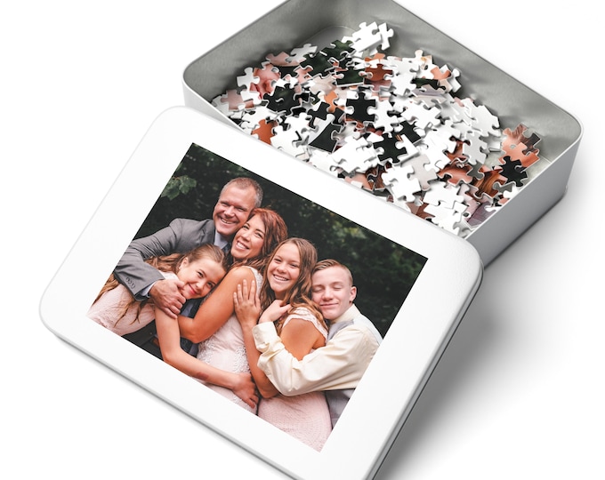 Personalized Photo Puzzle, Custom Photo Puzzle, Personalized Gift, Custom Jigsaw Puzzle with Photo, Custom Puzzle, Jigsaw Gift for Parents