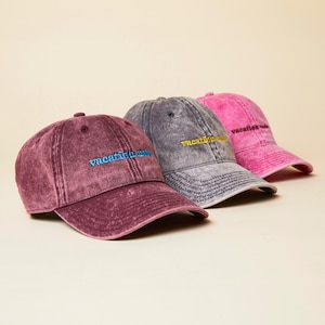 Custom Hat, Embroidered Hat, Vintage Hat, Personalized Hat, Custom Baseball Cap, Text Hat, Custom Gift, Hats For Men, Hats For Women
