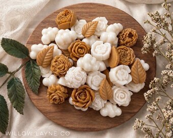 Flower Wax Melts / Cloud Wax Melts / Leaf Wax Melts / Soy Wax Melts / Kasjmiercrème