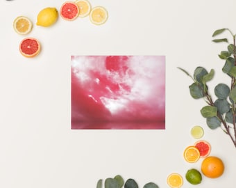 Pink sky Poster