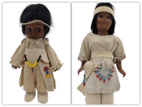 Buy 2 1960s Vintage Native American Dolls Online in India Etsy
