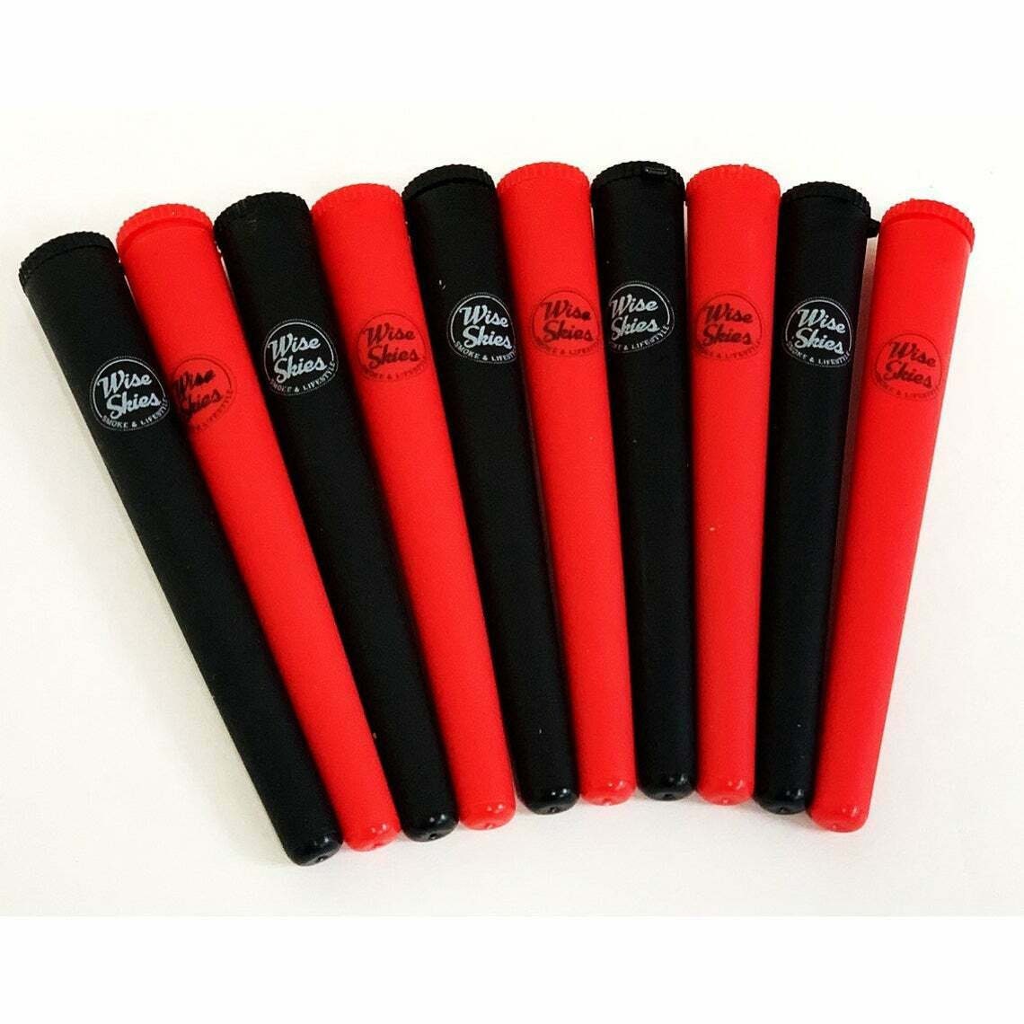 10 X Black and Red Joint Holders Doob Tube Cigarette Holders Rolling Paper  Holder Gift 