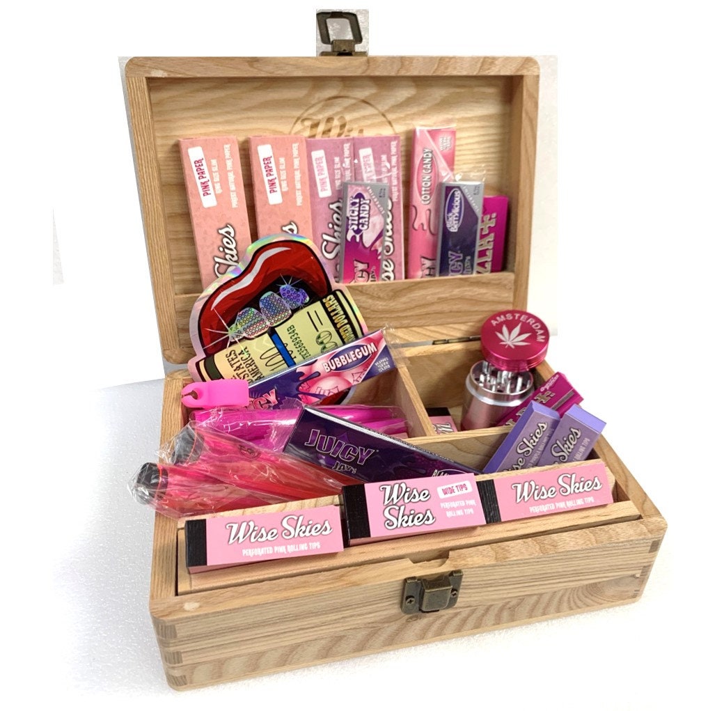 Large Pink Dollar Bill Rolling Box Set Rolling Tips & Paper Etsy UK