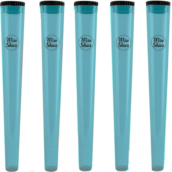 Joint Holder Cone Holder Air Tight Plastic Rolling Tube Pack of 5 Choose  Your Colour 