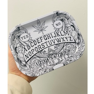 Spirits Gothic Ouija Board Rolling Tray Rolling Paper Holder Rolling Tray