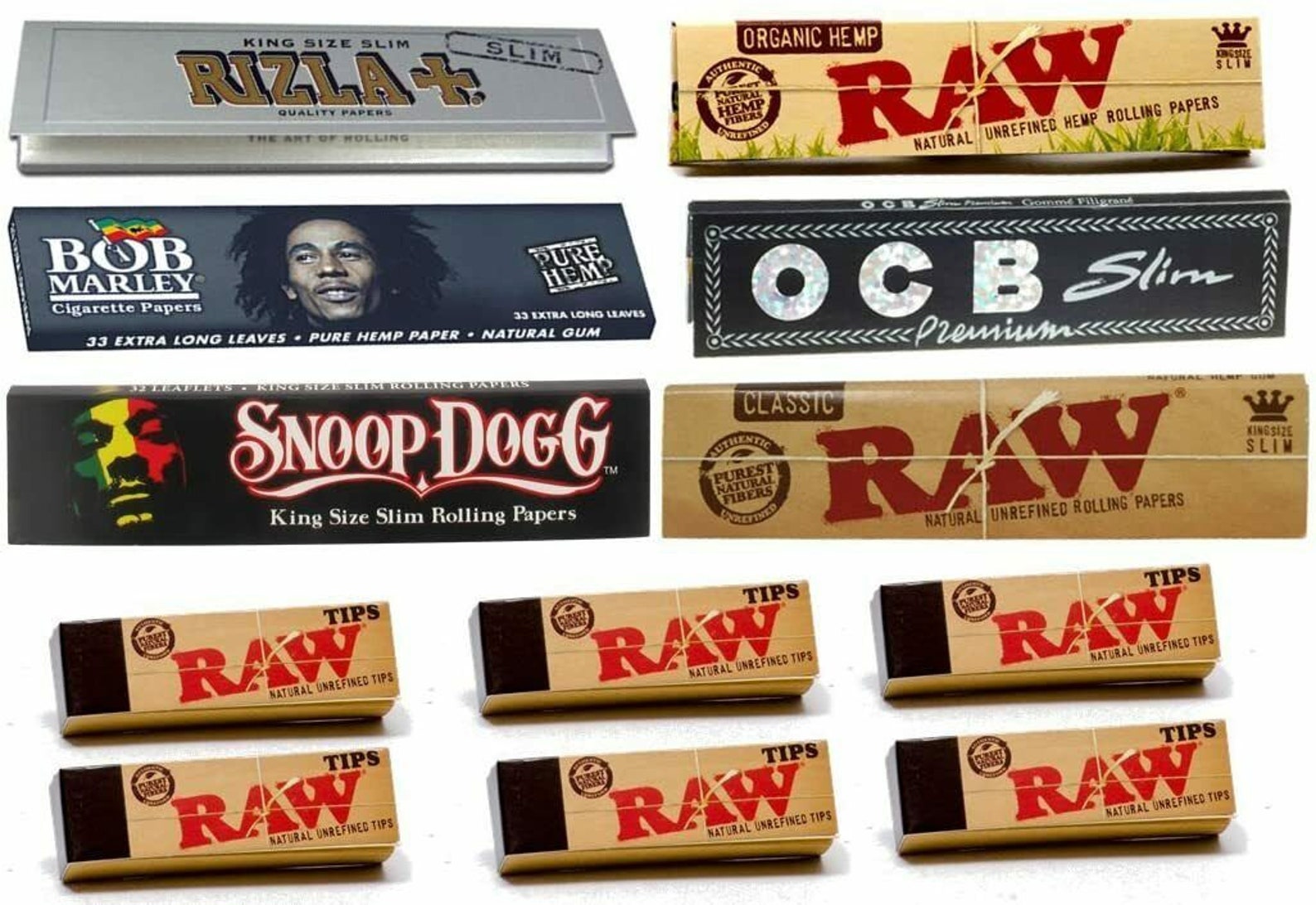 Rolling Paper Bundle Package Snoop Dogg Rolling Papers Raw Etsy