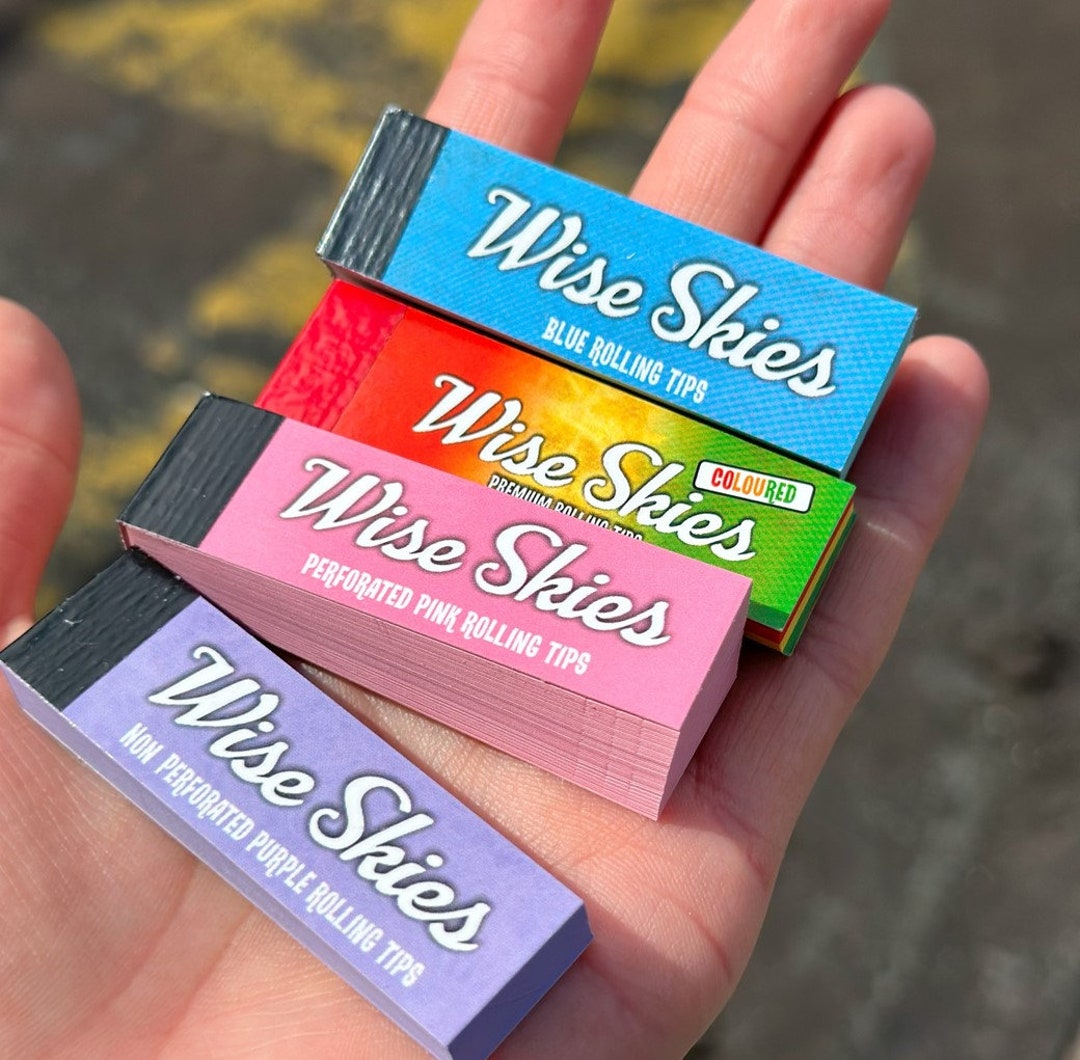 Wise Skies Rolling Tips Bundle Pink Tips Blue Tips Rainbow Etsy