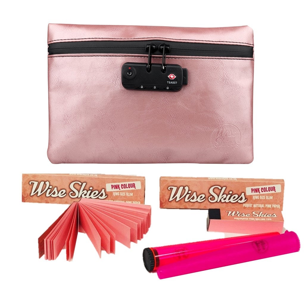 Wise Skies Smell Proof Bag & Doob Tube Holders