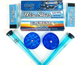 Blauwe vloeiset: Wise Skies, Elements, Blueberry Papers