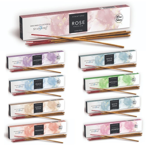 Wise Skies Incense Sticks Home Fragrance Scents Joss Vegan Scents Indian