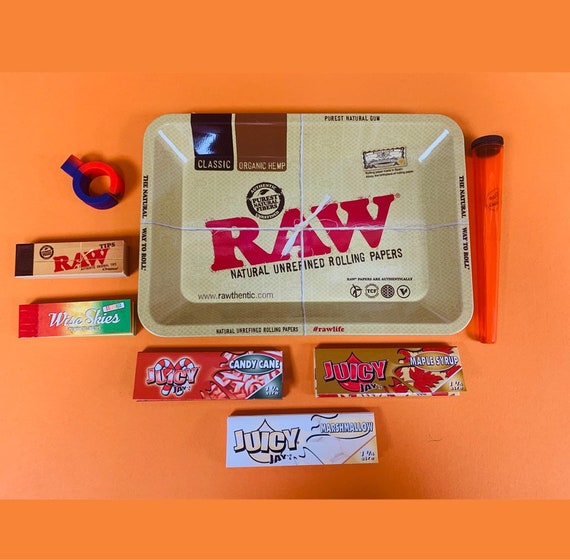 RAW Smoking Christmas Rolling Paper Set Juicy Jay Rolling Paper