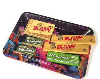 Bleib Trippy Geschenk Set: RAW & Wise Skies Papers