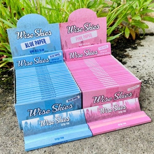 Cartine Wise Skies PINK e BLUE King Size Slim - Scegli la tua quantità