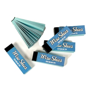 Wise Skies Blue Rolling Tips Fumatori con filtro Confezione da 3