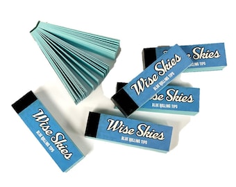 Wise Skies Blue Roll Tips Filtertips Set van 3