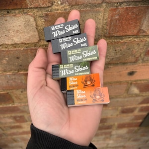 Wise Skies Rolling Tips Grün Oliv Schwarz Rasta Man Perforierte Rolling Tips Roach Tips Rolling Accessories