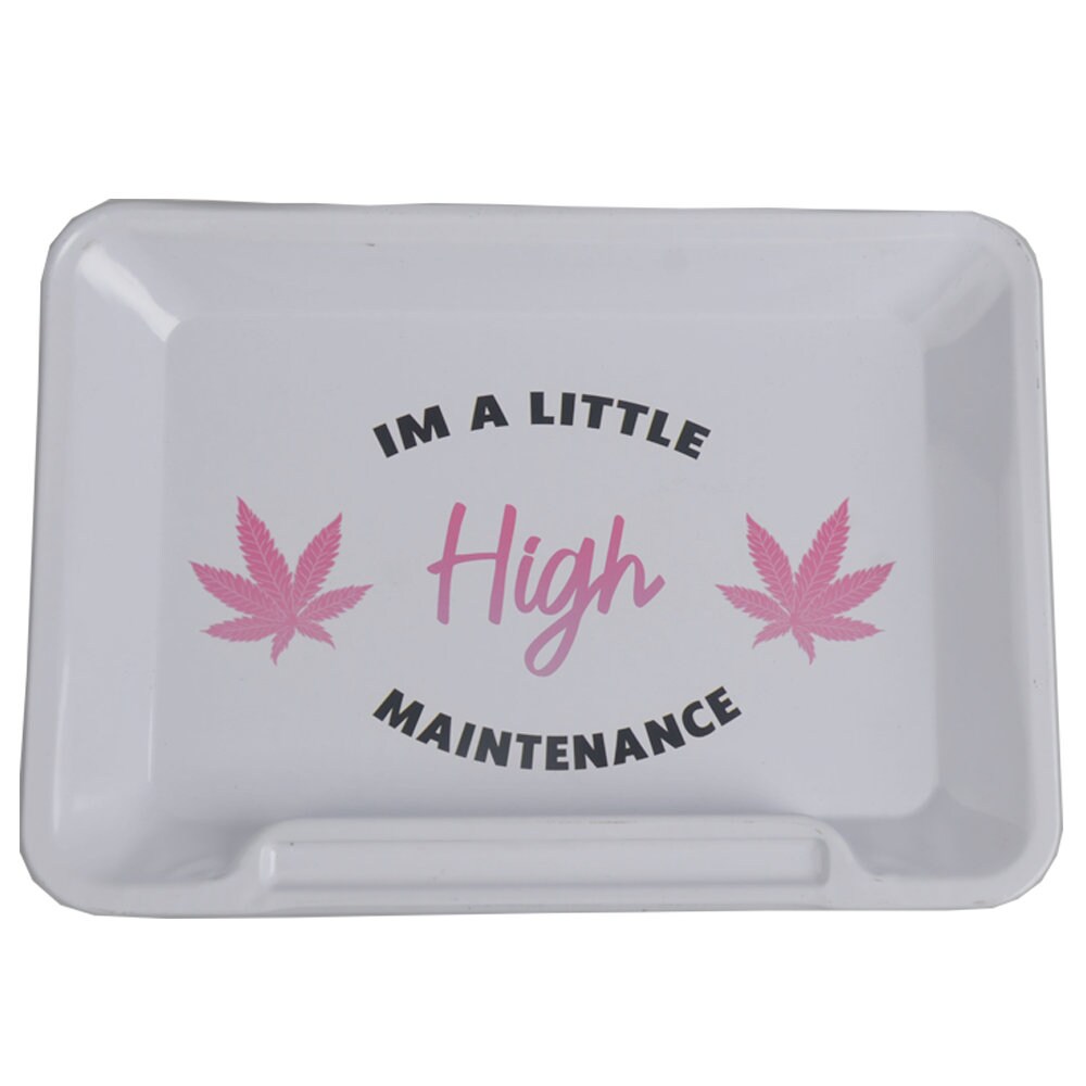 Wise Skies Pink Rolling Tray Set High Maintenance Tray Pink Etsy UK
