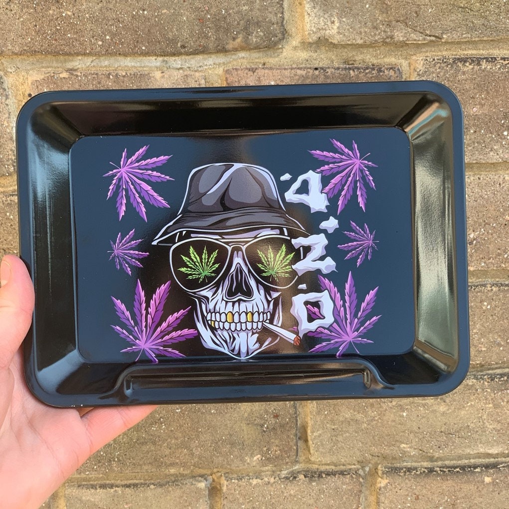 Cannabis Skull Rolling Tray – Pantera Official Store