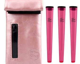Lot de 3 sachets anti-odeurs or rose et 3 tubes roses
