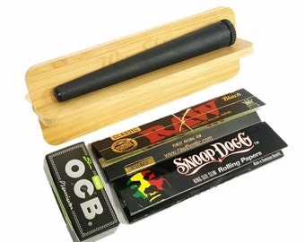 Rolling Paper Gift Set: Bamboo Cradle, Snoop Dogg, RAW, OCB Rolls