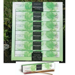 6 x Wise Skies Patchouli Bloom Incense Gift Box Deluxe Fragrance Home Christmas Scent
