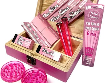 Pink Roll Box Set: Handmade Ashwood Papers & Accessories