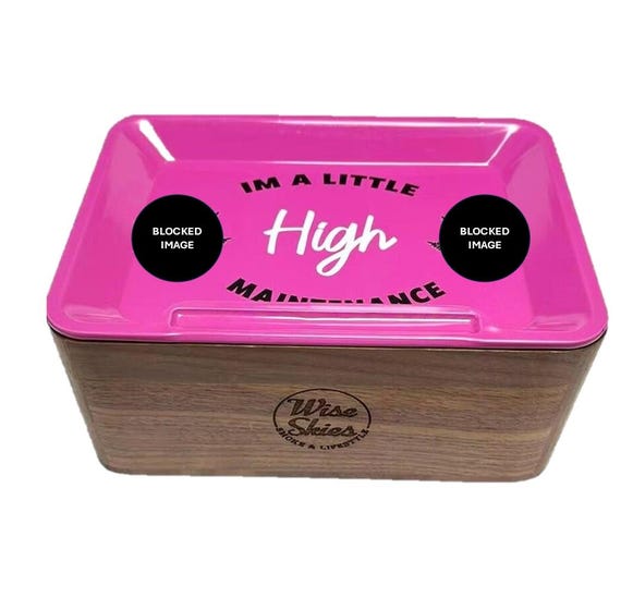 Wise Skies Rollbox Aus Bambus – Große Aufbewahrungsbox Mit Tablett & Magneten, Ca. 26x18x8 Cm