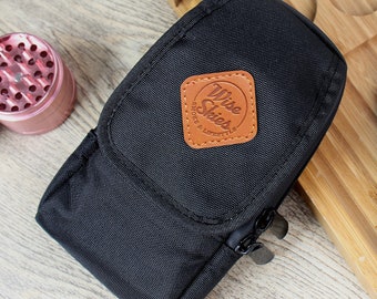 Wise Skies Black Deluxe Small Smell Proof Bag
