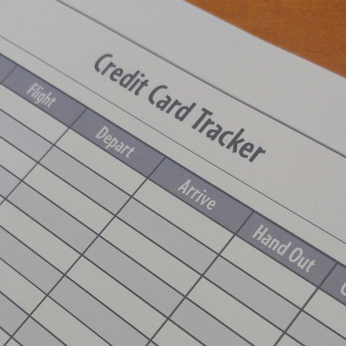 Flight Attendant Planner Yearly and Weekly Blank Horizontal Grid ...