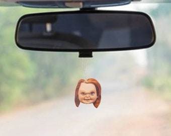 Chucky Inspired Car Air Freshener Halloween Air Freshener Horror Air Freshener  Child's Play Air Freshener Gift Present