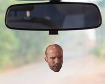 Jason Statham  Car Air Freshener, Actor Air Freshener The Meg Air Freshener, Novelty Air Freshener, Fun Air Freshener Gift Present