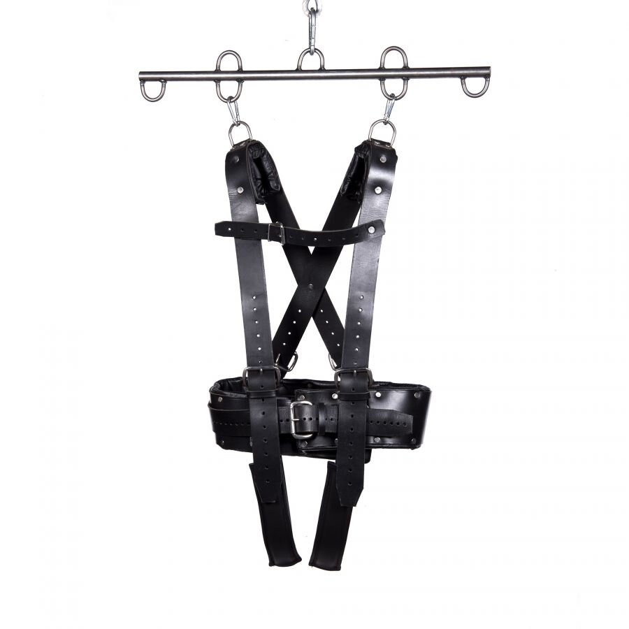 Real leather Unisex bondage full body suspension harness Slave Etsy