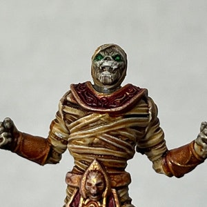 Mummy Lord DND Resin Miniature Dungeons & Dragons, Pathfinder Tabletop Miniature